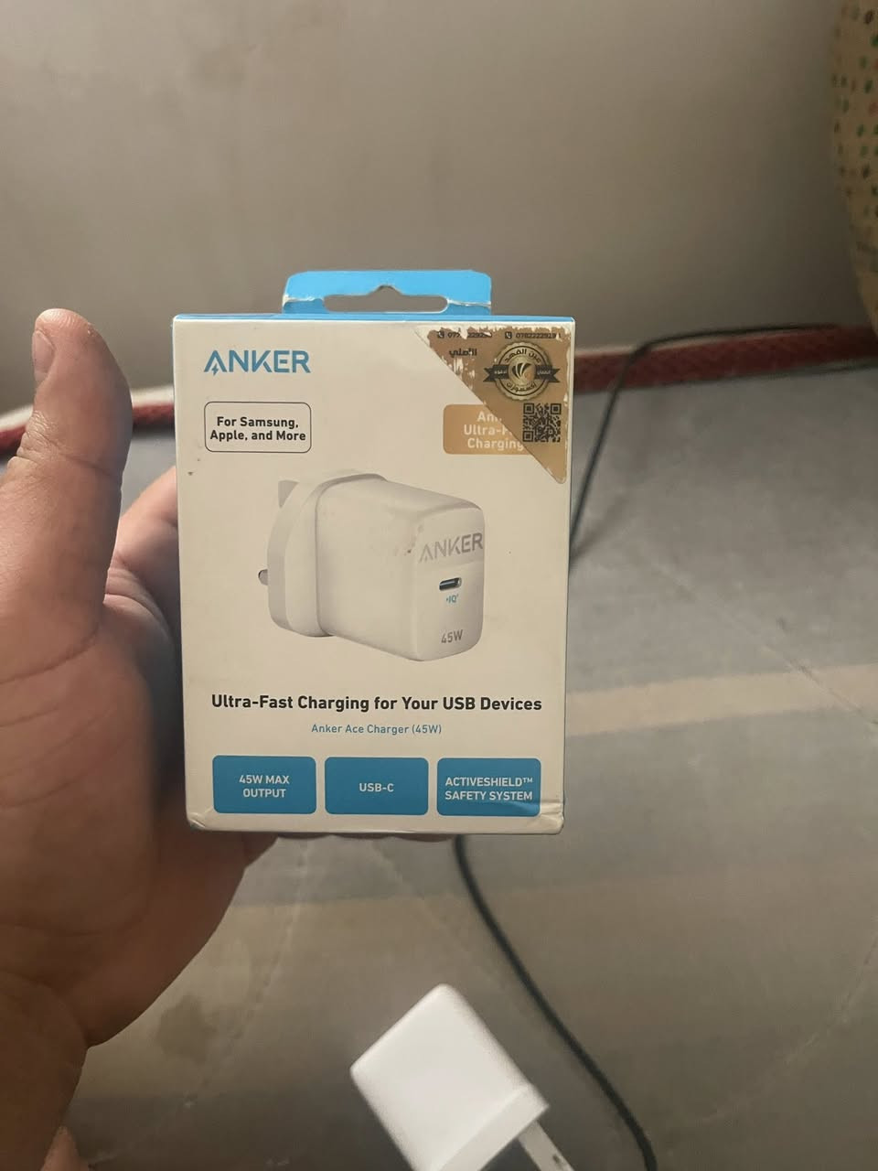 السلام عليكم شاحن انكر ال٤٥ واط تفيد الايفون بكل انواعه وكل اجهزه سامسونك متسخدم شي بسيط جدا نضافه ٩٨٪؜ سعر ٣٠ واصل لبيتكم


**إذا كنت صاحب هذا الإعلان وتريد حذفه لأي سبب، رجاءا أرسل رسالة إلى الدعم الفني**