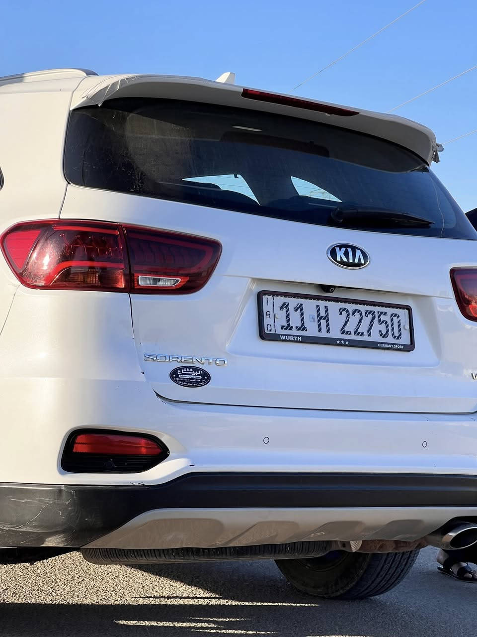 السلام عليكم ورحمة الله وبركاته
كيه سورنتو 2019 شكل20
خليجي رقم بغداد سنويه جاهزه تحويل ثاني يوم 
محرك3500 
6اسلندر
اشاير بالمري شفط
ماشيه120
وياها سونار السيارة فول عده الفتحه مكفوله من الصبغ والتبديل بيها فقط بارد كد شبر بالباب الخلفي الايمن 
والمحرك مفتوح القبق مالته 
السعر ٢٢٥

رقم الهاتف 

***********

***********
