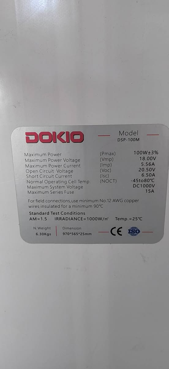 السلام عليكم طاقه شمسيه 100 واط السعر 60 مع التوصيل اصليه


**إذا كنت صاحب هذا الإعلان وتريد حذفه لأي سبب، رجاءا أرسل رسالة إلى الدعم الفني**