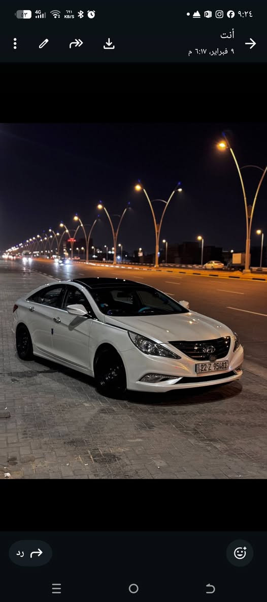 سوناتا كص جنطه غاز فول مواصفات فتحة بانوراما تدفئة بلكشنات تبريد تدفئة شغالة محرك كير  متومه رقم اربيل انكليزي داخل اسود جلد تحكم ستيرن شاشة حساس خلفي بيع او مراوس بكوري عالية سعرها ٥٣بي مجال ***********وتساب ***********
