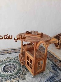 عربة تقديم • نحت يدوي • النجف الاشرف