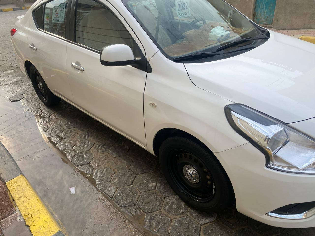 سلام عليكم للبيع نيسان صني هندي البليته الزركه موديل 22 رقم سليمانيه الجديد هزه براد لوحات كله جديد سنويه ل٢٧ تحويل ثاني يوم مكفوله من الصبغ بيه بارد بالجاملغ الامامي فقط مأشر عليه شاشه تاب كاعيه مدوشمه  ماشيه ٧٠ الف كيلو حقيقي السياره جاهزه علئ اخر حبايه صدر امامي خلفي تخم تاير كير مكينه كفاله عامه تبريد ثلج السعر ١١٧ وبيه مجال للطيبين الاستفسار *********** العنوان الرمادي شارع ١٧ مقابل جامعه الهدئ
