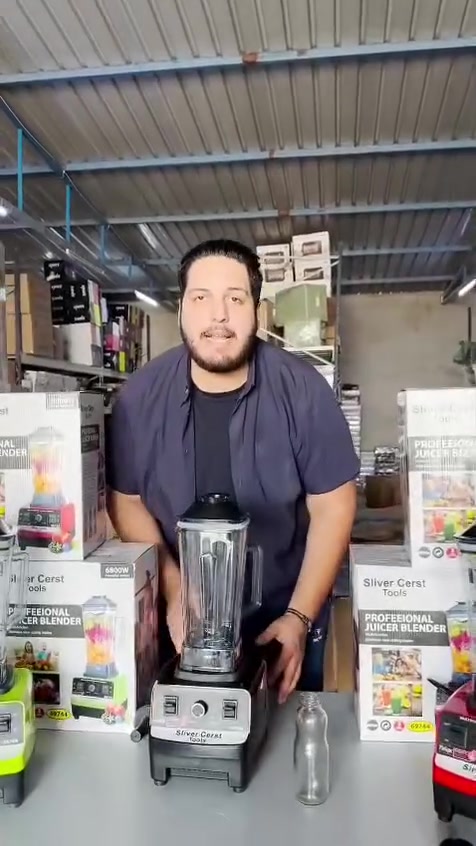 خلاط صناعي من SILVER CREST
رابط فيديو المنتج

المميزات:

خلاط قوي بأداء عالي

6 شفرات من الفولاذ المقاوم للصدأ

وعاء محكم الإغلاق مع غطاء يمكن فتحه أثناء الاستخدام لإضافة الماء أو المكونات

وظيفة تكسير الجليد

حماية من الحرارة الزائدة

وعاء كبير مقاوم للكسر من البلاستيك بسعة 2.5 لتر

يمكن التحكم في 15 مستوى من السرعة

يمكن فتحه من الأسفل لسهولة التنظيف

الطاقة: 6800 واط

رقم الموديل: 69744

طول سلك الكهرباء: 70 سم

أبعاد الغلاف: الارتفاع: 35 سم الطول: 20 سم العرض: 28 سم

أبعاد المنتج: الارتفاع: 20 سم الطول: 21 سم العرض: 18 سم

ارتفاع الجهاز مع الخلاط: 49 سم

سعر القطعة ٢٤ الف مع التوصيل 
للإستفسار واتساب  ***********
