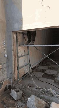 كتر كص الصب الكونكريت والجدران وفتح الشبابيك والابواب *********** كركوك تكريت بيجي
