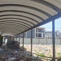 تم بعون الله عمل سقيفة في منطقه المنصور ونشكر كادر شركه العسل اللعمل س...