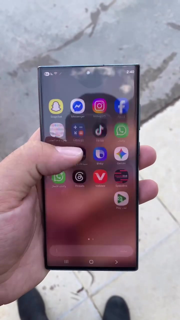 S22اولترا
طبعه سوده بل شاشه مراوس ب ايفون


**إذا كنت صاحب هذا الإعلان وتريد حذفه لأي سبب، رجاءا أرسل رسالة إلى الدعم الفني**