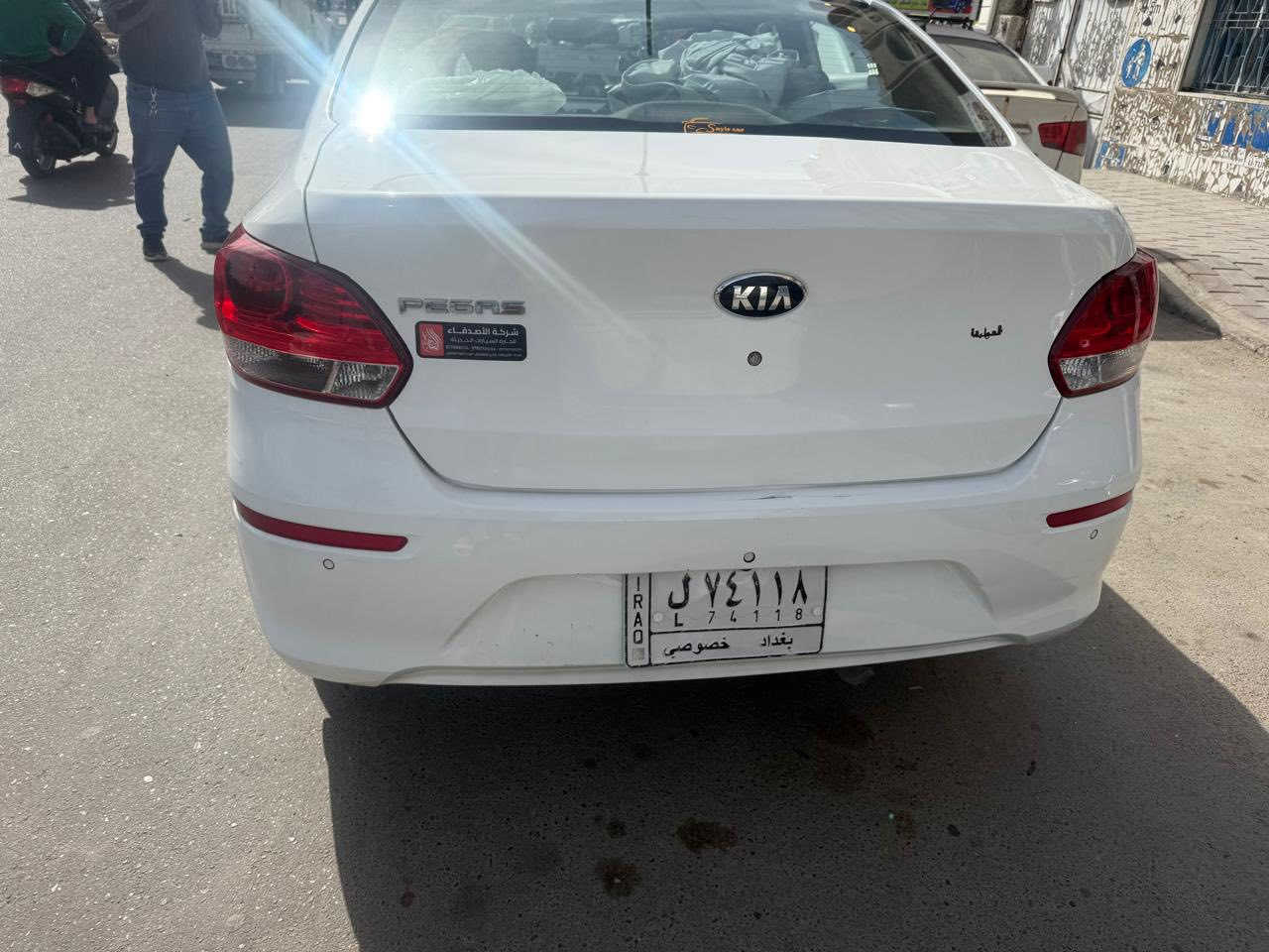 سلام عليكم
كيا بيجاس موديل 2020
سيارة مابيها صبغ سيارة مكفولة فقط شبر بارد 
العنوان شارع فلسطين 
السعر 106
الرقم
***********
