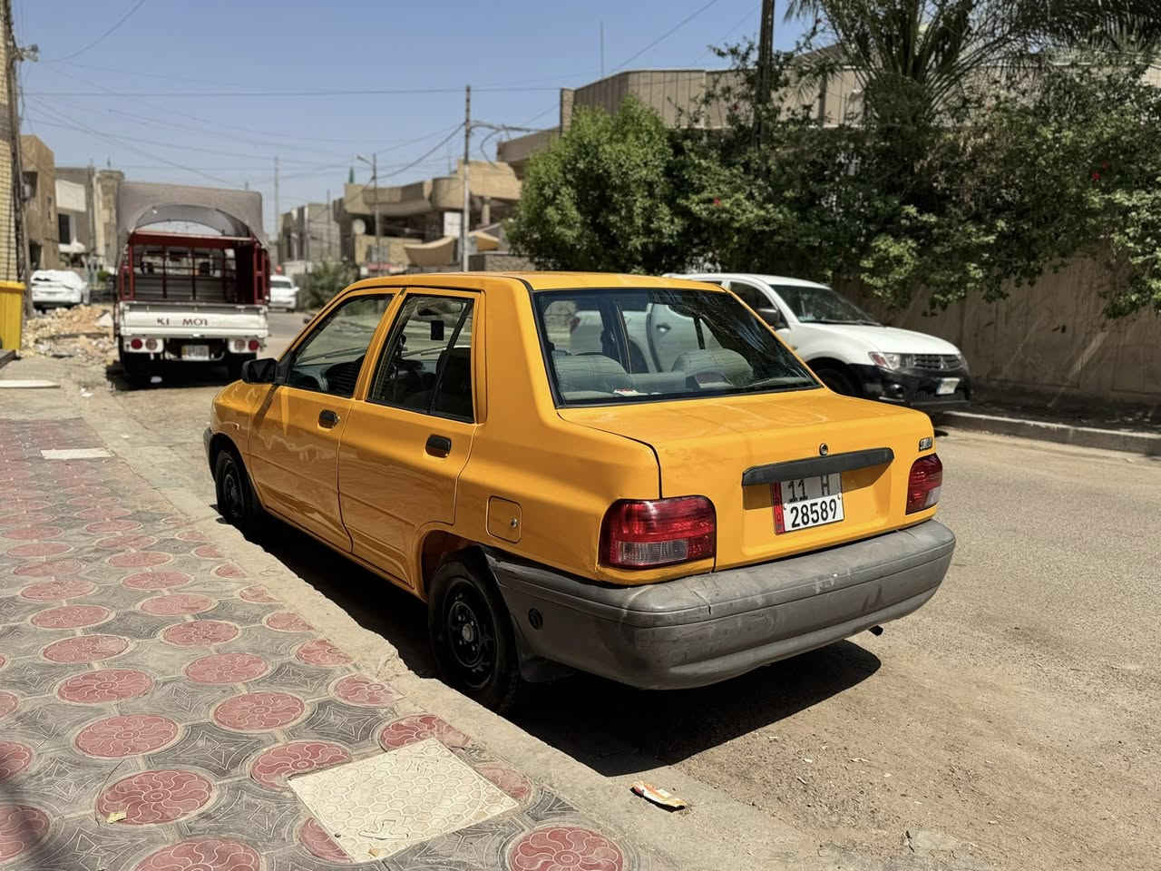 السلام وعليكم سايبة موديل 2019بغداد بسمي سياره بس باب صدر مبدل فقط مكينه كير خير من الله اتخم تاير اتخم دسكات اتخم بانرات سياره جاهزه اتبريد  شغال مكانها بغداد ***********
