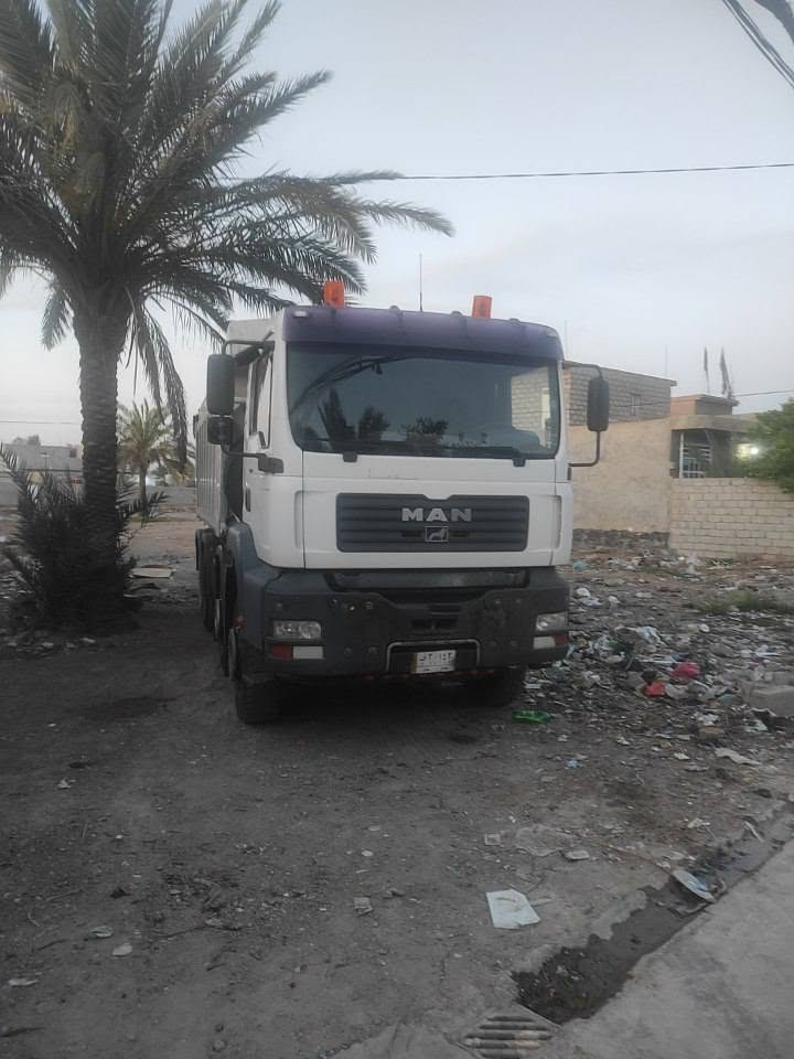مان تيكه 460 مجموعه جيف قاطره ومقطوره تلث لوحات بغداد سياره جديده للبيع ***********
