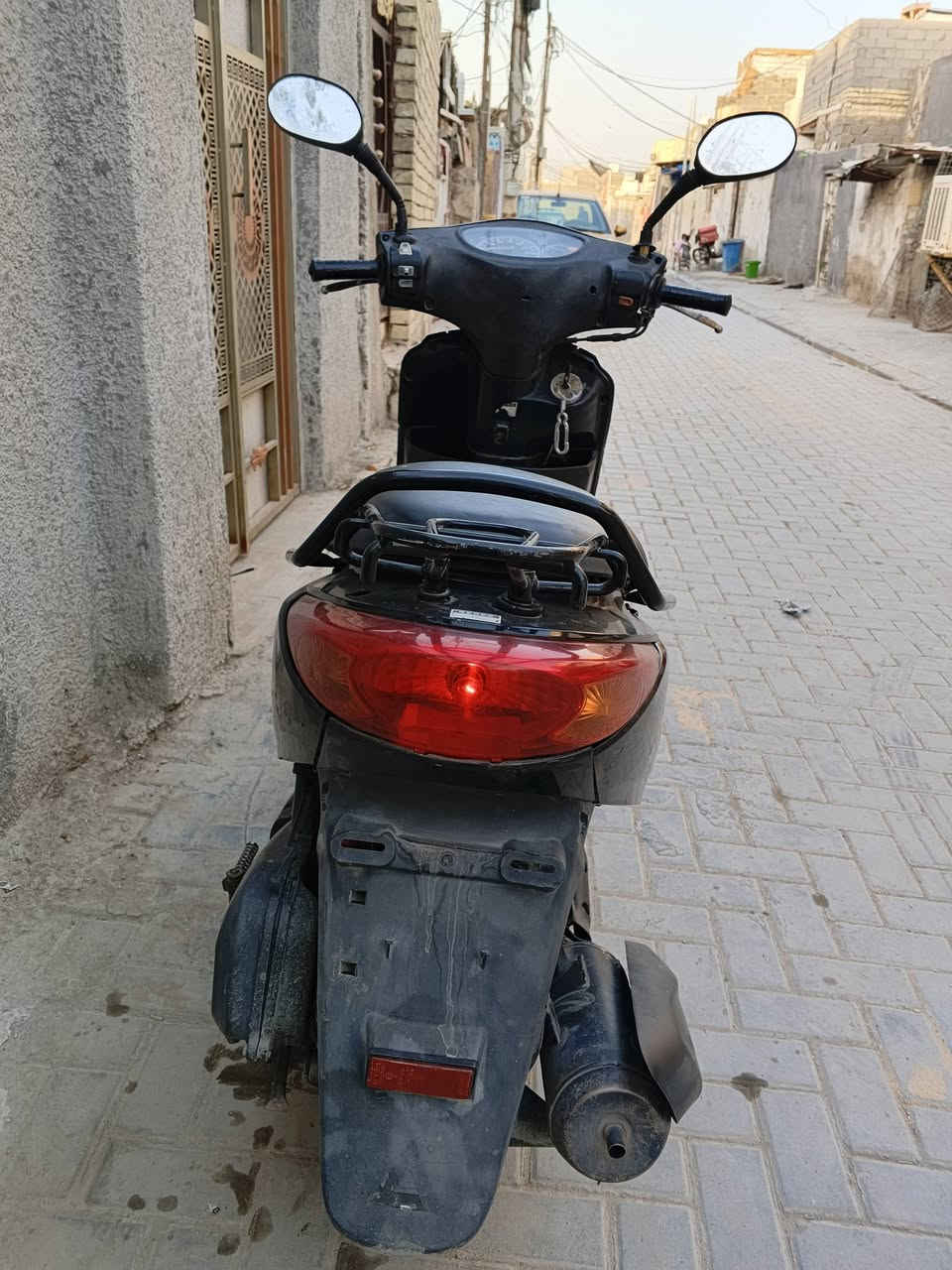 دراجه اكزز نوزل نظيفه
مكينه خير من الله لا تنقيص ولا تبخير 
كفرات بلاد
كهربائيات كله شغاله 
كيجات شغاله
قفل ستيرن وقفل جنطه
فقط باتري ضعيف
رايده 650
مكاني بغداد نهاية حي اور سبع قصور 
شارع ابو علي


**إذا كنت صاحب هذا الإعلان وتريد حذفه لأي سبب، رجاءا أرسل رسالة إلى الدعم الفني**