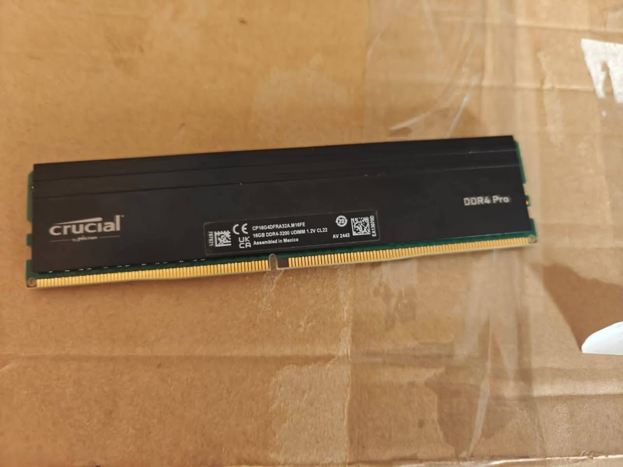 6 قطع رامات
مال لابتوب

8GB
DDR3
جديد شغال مفحوص 
القطعه ب16الاف
بورد 
B550M gigabyte ds3h
اربع منافذ سلوت رام 130الف

رام pc
Crucial 1 x16 3200
مسخدم شغال 100% 
سعر القطعه 105 الف
متوفر عدد 4

corsair RGB PRO 2x 8 16
مسخدم نضيف شغال
تحكم RGB برنامج
السعر 125 الف


**إذا كنت صاحب هذا الإعلان وتريد حذفه لأي سبب، رجاءا أرسل رسالة إلى الدعم الفني**