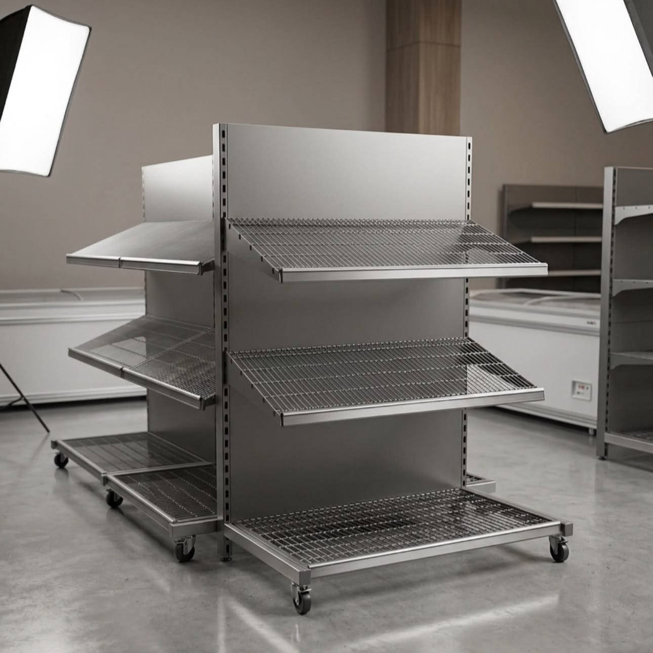 هل تبحث عن متانة، مرونة، ومساحة عرض ممتازة؟ 🛒
شركة Winter Cooling Systems تقدم لك الرفوف الألمانية المصممة خصيصاً لك! لتبرز منتجاتك بأفضل صورة وتلبي كافة احتياجاتك التجارية.

📌 المواصفات الفنية:

 💪 قوة التحمل: تتحمل أوزان ثقيلة تصل حتى 500KG.
 📏 الأبعاد المثالية: الارتفاع 1.65م | العمق 0.75م | العرض 1.35م.

 🗄️ مساحة العرض: تتكون من 3 رفوف علوية بالإضافة إلى القاعدة الأرضية، لتوفر لك مساحة 4 أرفف بالكامل.

✨ مميزات حصرية:
 🔄 تصميم ذكي: رفوف قابلة للحركة (مستقيمة أو مائلة) لتعطيك خيارات متعددة وأنيقة لعرض بضاعتك.

 🛞 سهولة التنقل بأمان: مزودة بعجلات متينة جداً ومخصصة للأوزان الثقيلة، مع نظام "قفل" لتثبيت العارضة بأمان تام في مكانها.

 🛠️ مرونة الترتيب: استخدمها كعارضة بوجه واحد (ملاصقة للجدار)، أو اجعلها بوجهين (جزيرة منتصفية) من خلال دمج قطعتين "ظهر بظهر" وقفلها معاً بكل سهولة.

🔥 اغتنم الفرصة الآن!
احصل على أقوى عارضة ألمانية في السوق مع ضمان حقيقي 
لمدة 10 سنوات.

❄️ عروض متكاملة من Winter Cooling Systems:
اتصلوا بنا الآن واحصلوا على عروض خاصة لتجهيز السوبر ماركت، الهايبر ماركت، والماركتات بكافة أحجامها بأحدث أنظمة التبريد والعارضات العالمية.

📞 للتواصل والحجز:
▪️ ***********
▪️ ***********

⚠️ ملاحظة هامة: ليس لدينا أي فرع آخر في العراق.
📍 زورونا في مقرنا: أربيل - طريق الكوير.

#Winter_Cooling_Systems #ونتر_كولينج_سيستمز #رفوف_ألمانية #تجهيزات_سوبر_ماركت #أرفف_عرض #تجهيزات_تجارية #جودة_ألمانية #معدات_بقالة
