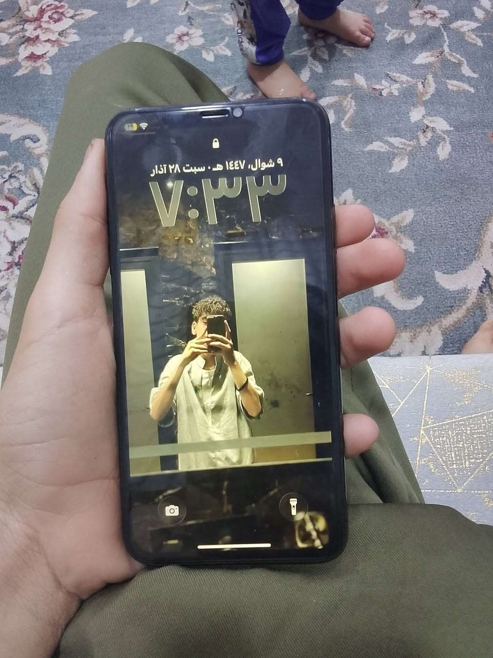 سلام عليكم ايفون 11برو ماكس مبدل بي بس شاشاه وشاشاه ثلاث خيارات بطاريته 83وفيس ايدي شغال جهاز نضيف وذاكرته 256  سماعاته عليات يعني جهاز كلش نضيف الستفسار ***********واتساب موجود 24ساعه السعر 250وبي مجال
