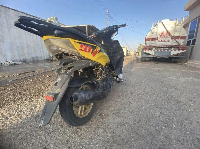 سلام عليكم دراجه للبيع مكفول بيهه المكينه و سرعتهه 120 سعر خاص او اتصل على رقم ‭٠٧٧١ ٦٠٠ ٠٨٢١‬مكاني خانقين باشا كوبري
