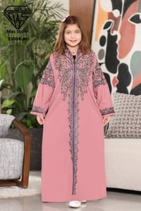 دشداشة رمضانية بناتية • كشمير مصري • مقاسات 5-13 سنة