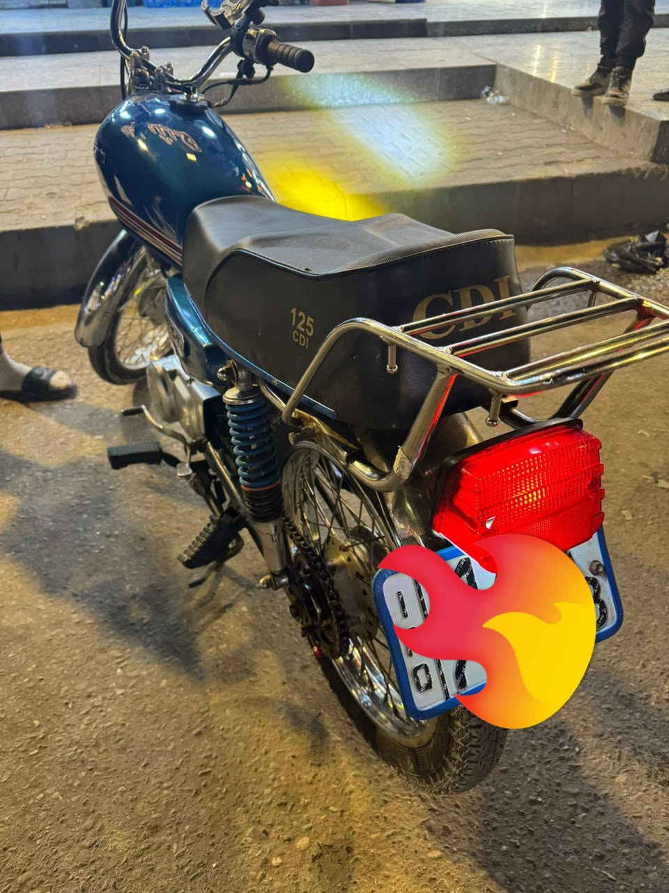 دراجه ايراني للبيع بصره رقم وسنويه تحويل ثاني يوم مكينه نامه شلامجه جدیده تعمیر جديد رقمي *********** سعر ١٦٥٠
