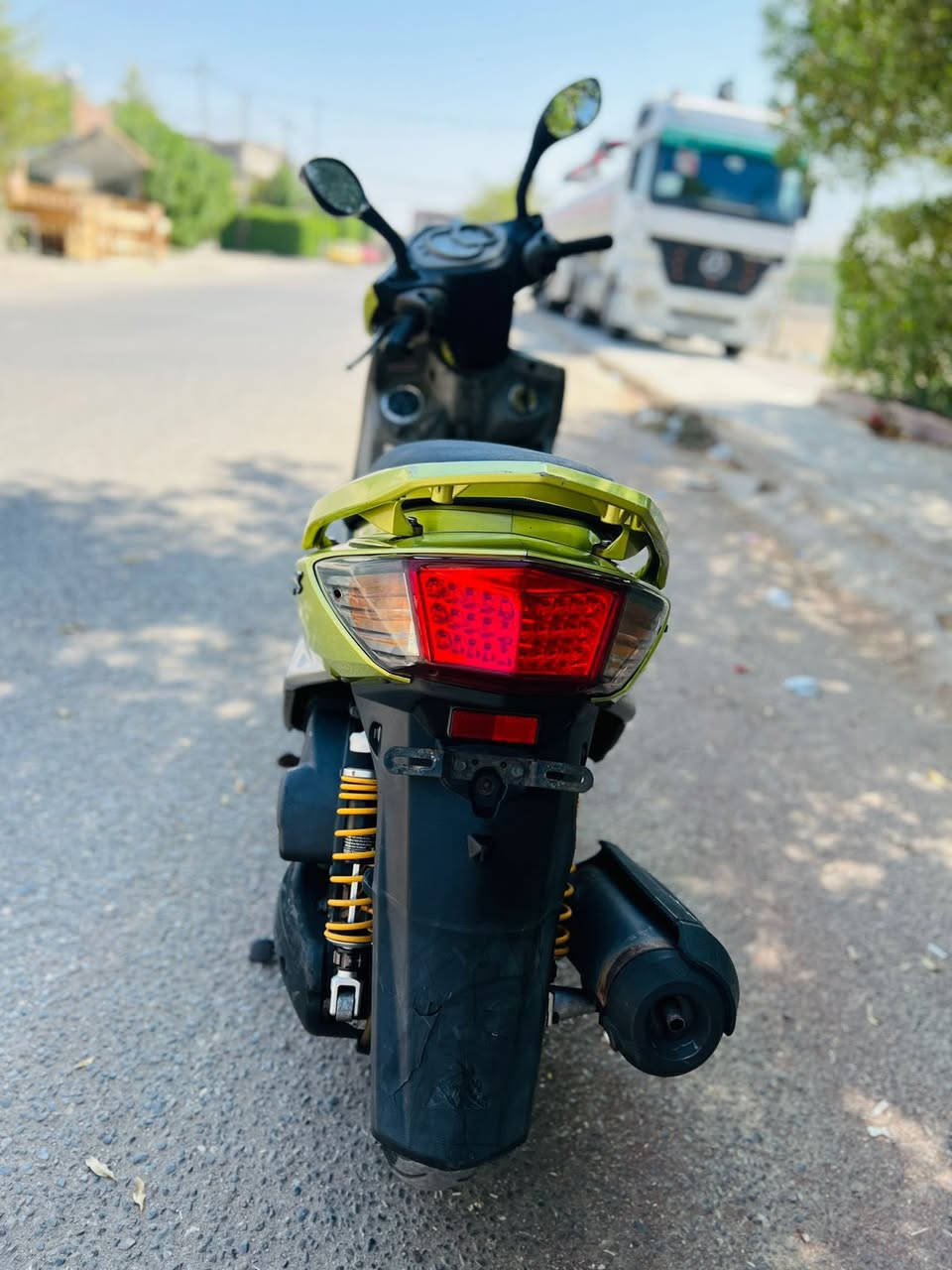 دراجه سكنس  فحل كوري دراجه رمبه مصالي هواي من منزله. اي نقص ما بيه  كامل من  كلشي  الدراجه اي شي مملعوب بيهة  شلعه ومعدل  راجه قويه. 
 السعر 850 وبيه مجال 
العنوان بغداد  البياع تقاطع درويش 
  متواجد على الرقم ***********
