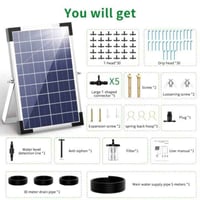 سقي بالتنقيط شمسي • ٣٠ رأس تنقيط • بغداد