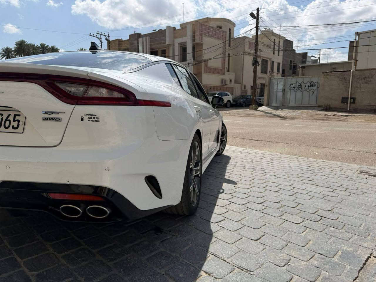 گيا ستنگر kia stinger موديل 2018 خليجي 
✅️ لمعرفة السعر علق بأي كلمة ✅️
الفئة GT2 
محرك 6سلندر 3.3 twin turbo
الضرر جاملغ امامي تبديل نفس اللون مع صبغ في الباب
إضافة شوت تيربو 
مواصفات 1/1 اعلى مواصفات بالستنگر 
كامرات 360 درجة 
رادارات جانبية وامامية وخلفية 
تدفئة تبريد كشنات 
الكشنات الخلفية تدفئة 
جنطة كهرباء  
دخول ذكي مع ترحيب 
اوتو ستوب 
Start & off بالازدحامات 
انضمة قيادة eco sport normal smart 
كير محرك بحالة الوكالة ممفتوحات 
مكان السيارة المنصور 
للأستفسار 
‭*********** بغداد, العراق
