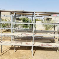 رفوف حديد ثقيل • ٥ قطع • ٢٫٨٥م/٢٫٣٥م×٢م