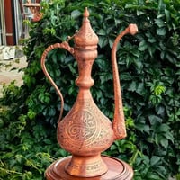 ابريق مي نحاس • ابريق شاي نحاس • طقم هاون • نحاس حفر يدوي • نقش يدوي •...