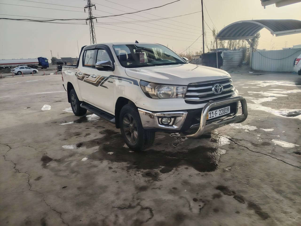 اسلام عليكم
بيكم هايلوكس للبيع أو مراوس
موديل 2018 شكل ١٩
جاهزه تخم تاير جديد
باتري جديد ما بيها نقص
نوع اسياره كويتي معروفه موصفاته
بسمي تحويل مباشر
بيها باب خلفي مبدل وربع لبدي صبغ
اسعر ٢٧٥ وبيها مجال لشراي 
مكان السياره بغداد ابو غريب
رقم الهاتف *********** بي واتساب
***********
