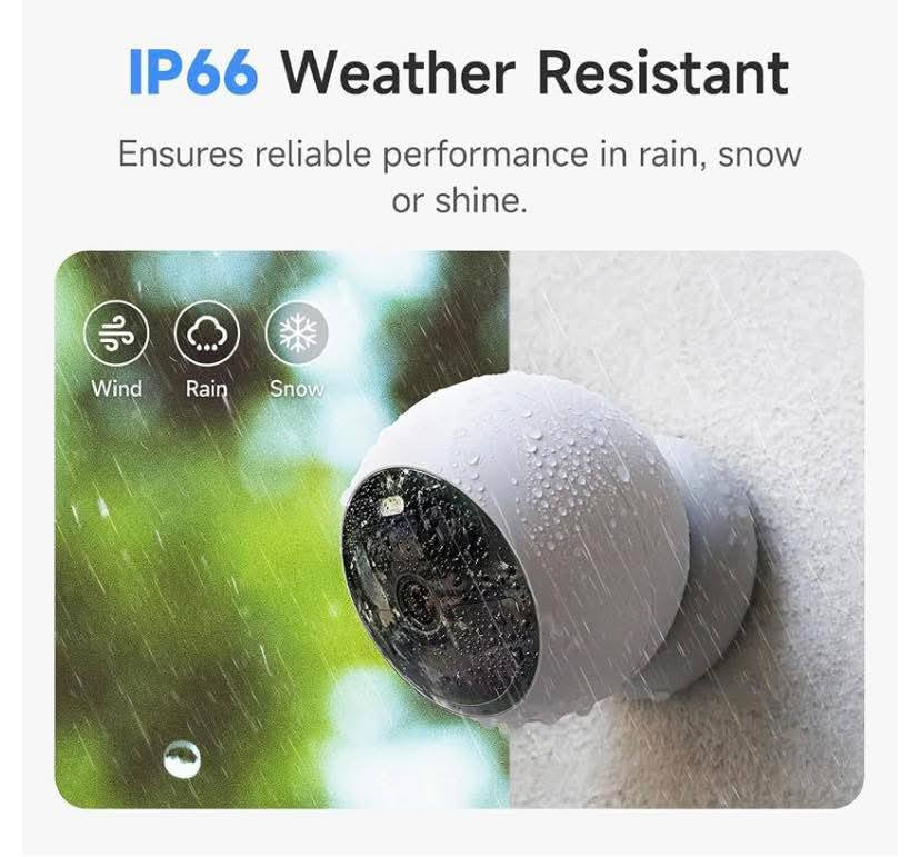 كامرة noorio spotligth cam B200
موصفات :
الاتصال : لاسلكيه وايفاي شحن يطول 3 أشهر
الدقه : 1080 حقيقي ومع روئية ليليه مملونه وعدسه واسعه
المميزات : بيها مستشعرات حركه متقدمه بل ذكاء اصطناعي Ai
الصوت : بيها مايك ومسجل يعني تدعم خاصية تحدث بل الاتجاهين
✨ ضد ماء والحراره والاتربه بمعيار IP66
   سعرها حوالي 60 دولار   أخذها ب : 30 وبل عافيه 💵
متوفر توصيل لكل العراق 💓
+ جديده غير مستخدمه كامل ملحقات 🔴


**إذا كنت صاحب هذا الإعلان وتريد حذفه لأي سبب، رجاءا أرسل رسالة إلى الدعم الفني**