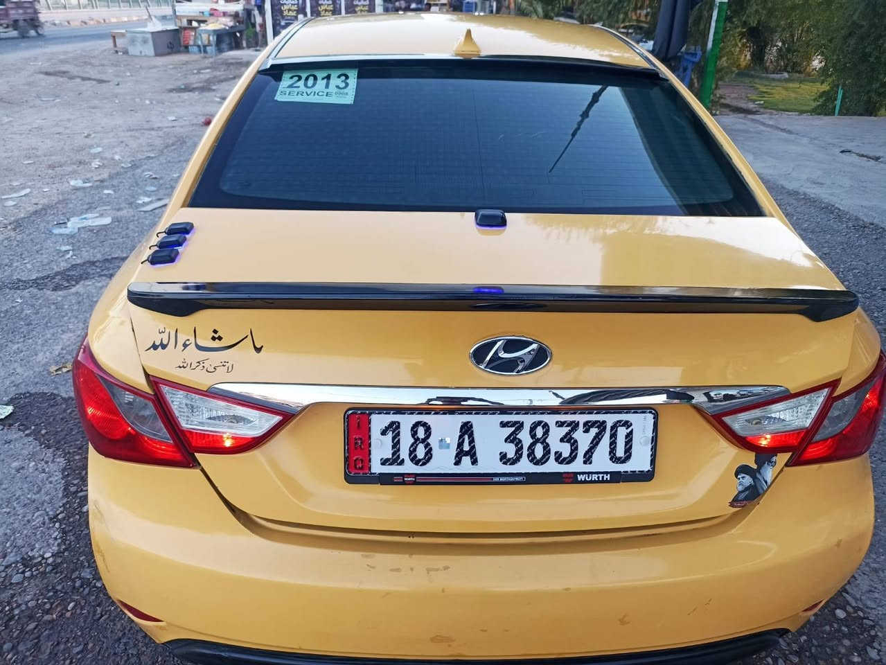 السلام عليكم
سوناتا موديل 2013. رقم بابل بسمي وارد امريكي السياره ليبل واحد كلها مابيه كل ضرر محرك وكير 2400على الشرط السياره كلش جديده وجاهزه ماعايزه حداديه وتخم تاير وتبريد كله جديد مصفره هيئه وغرامات 
السعر 100وبيه مجال بسيط
***********
