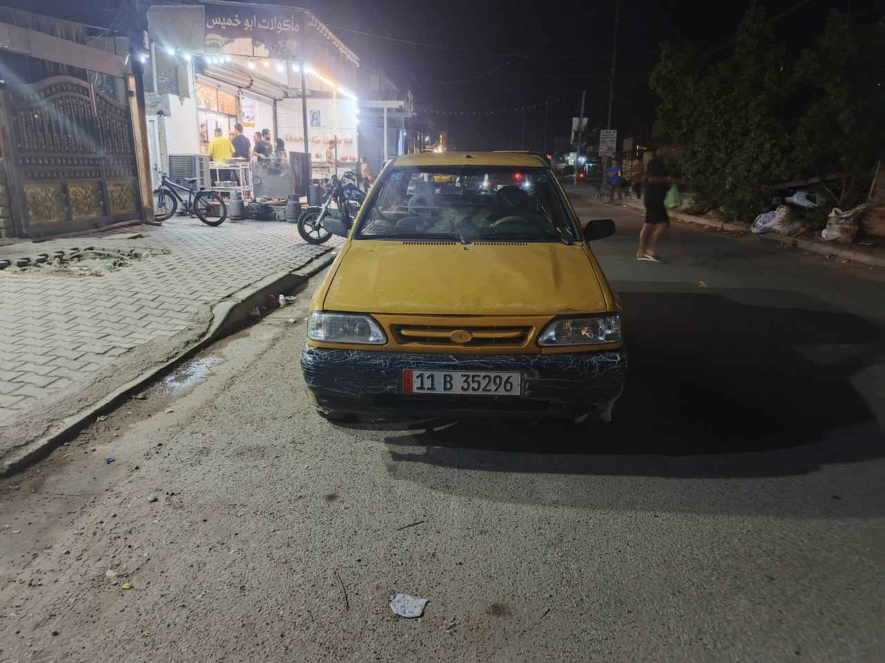 سلام عليكم سايبه مديل ١١ رقم بغداد  دولي السياره بسمي هيه وغرملت مصفره السعر ٢٢ وبيهه مجال قليل العنوان بغداد رقم الهاتف ***********
