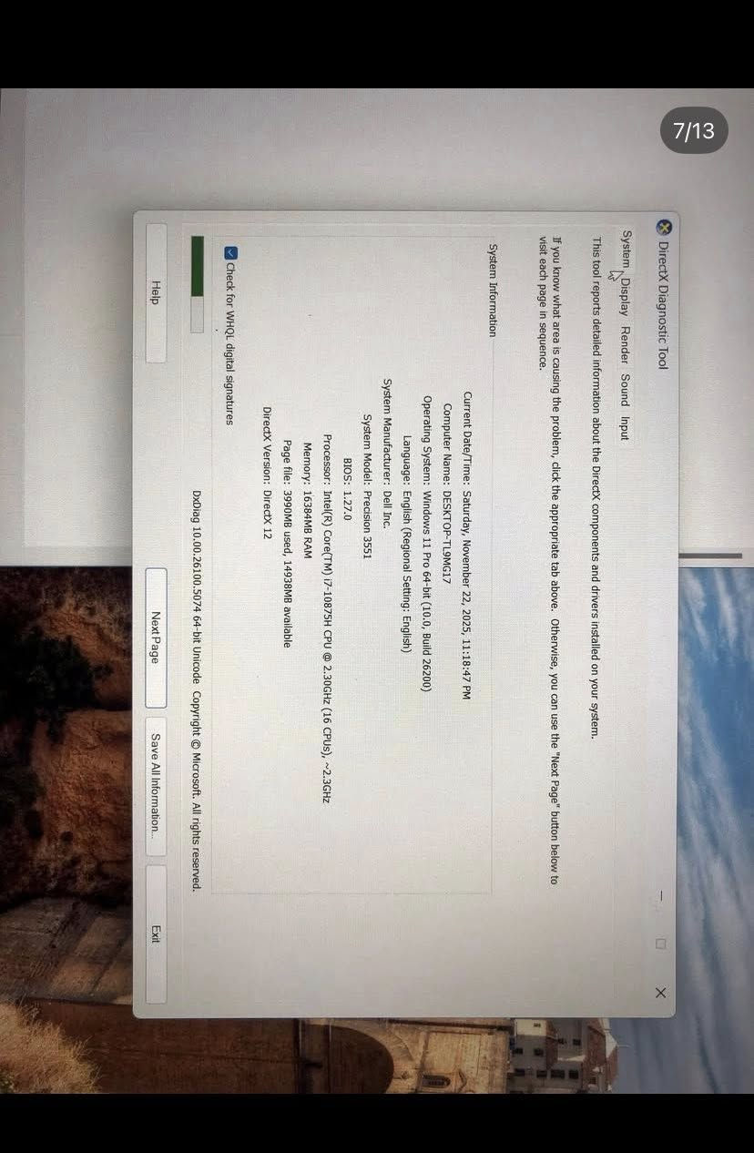 مرحباً يا شباب، لدي هذا الكمبيوتر المحمول للبيع. وهي مخصصة للهندسة والألعاب.

Dell precision 3551
Generation 10
Core i7- 10750H- 2.60 GHz - 6 core - 12 Cpus
Graphic xariji Nividia Quadro P620 - 4 GB
Graphic card intel Ultra HD- 8 GB
12 Gb graphic!!
Ram 16 GB DDR4
Hard SSD 512 GB
Shasha 15.6 inch
Shasha FULL HD 1920X1080p
Keyboard LED
type C 
HDMi 
bluetooth + wifi + camera
Winodws 11 pro Actived
سعر ٤٠٠$


**إذا كنت صاحب هذا الإعلان وتريد حذفه لأي سبب، رجاءا أرسل رسالة إلى الدعم الفني**