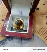 محبس سترين اصلي  مطعم داير الالماس صياغة ثقيله كلش محبس تحفه مختوم اسم...