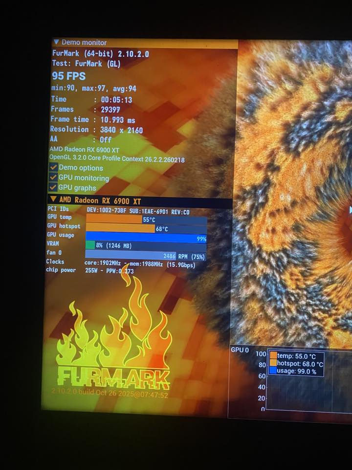 كرت جديد للبيع
Rx 6900xt 16gb جديد مامستخدم فقط تركيبة كيس وفحص على فورمارك يعني بعده حتى لزكاته بي ومثل متشوفون على الفوركي حراره ماتعدت  55 
سعر خاص وموجود توصيل مكاني بصره رقمي ***********
