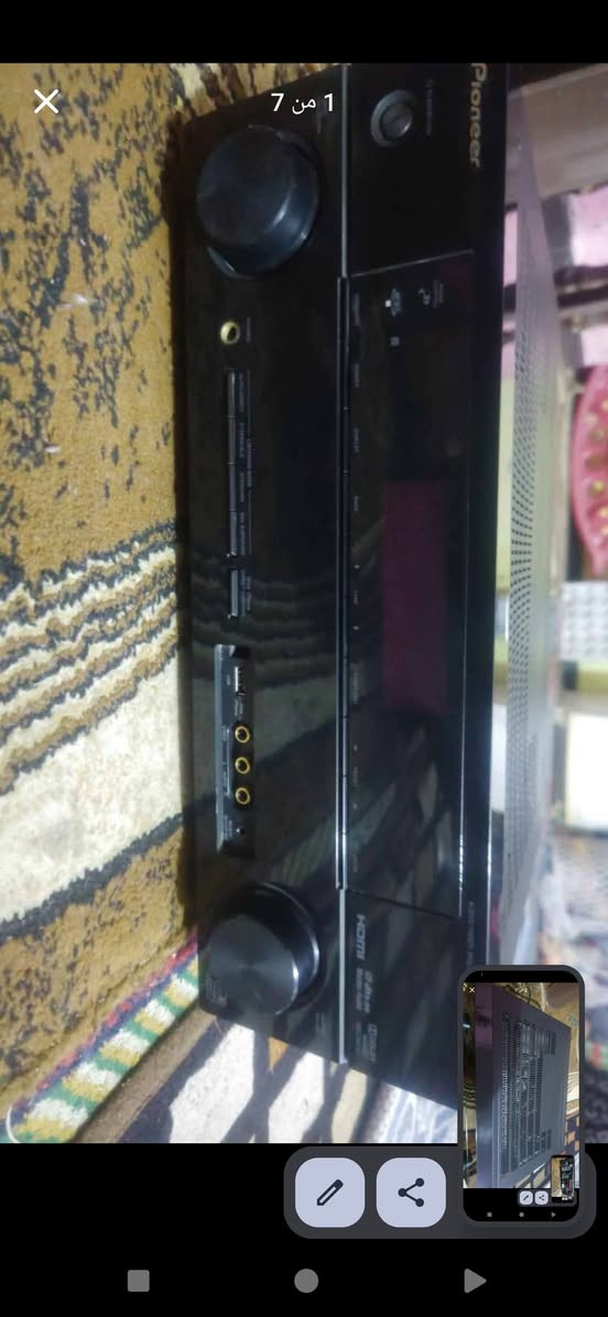 السلام عليكم مضخم صوت ياباني 
بايونير نظام صوت وبلوتوث منافذ ربط تقنية HD
نضام صوت 5قنوات.الجهاز جديد .استخدام قليل....


**إذا كنت صاحب هذا الإعلان وتريد حذفه لأي سبب، رجاءا أرسل رسالة إلى الدعم الفني**