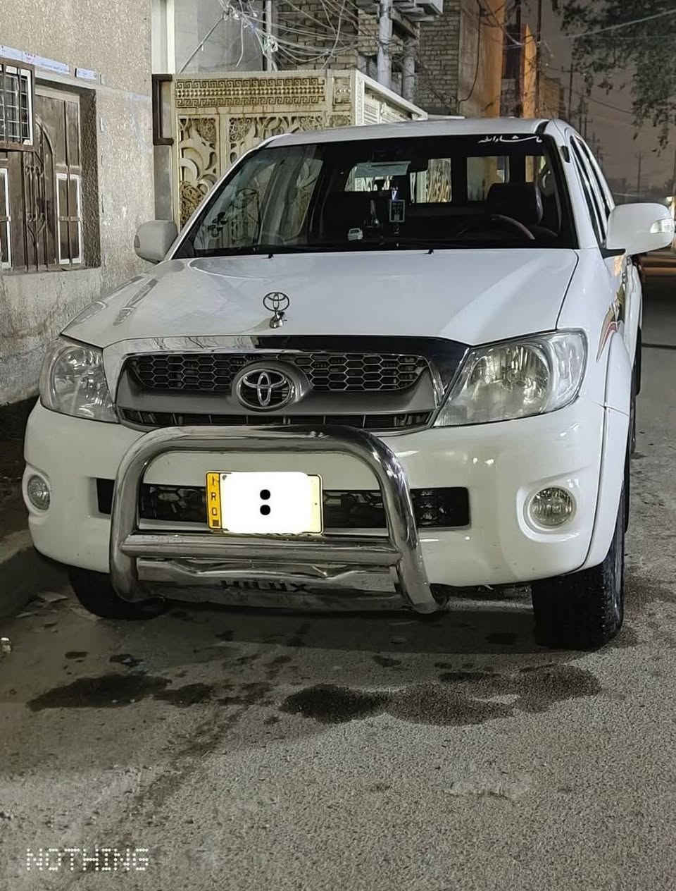 سلام عليكم بيكم هايلوكس 2010للبيع
بيكم فلاونزه فورويل 2010 خليجي 
4سلندر 2700
فورويل 
مقاعد جلد 
سياره بدون صبغ 
مابيه لاتنقيص ولا تبخير 
تبريد شغال 100%
رقم دولي جديد 
السعر _175$ 
العنوان بغداد 
الرقم ***********
