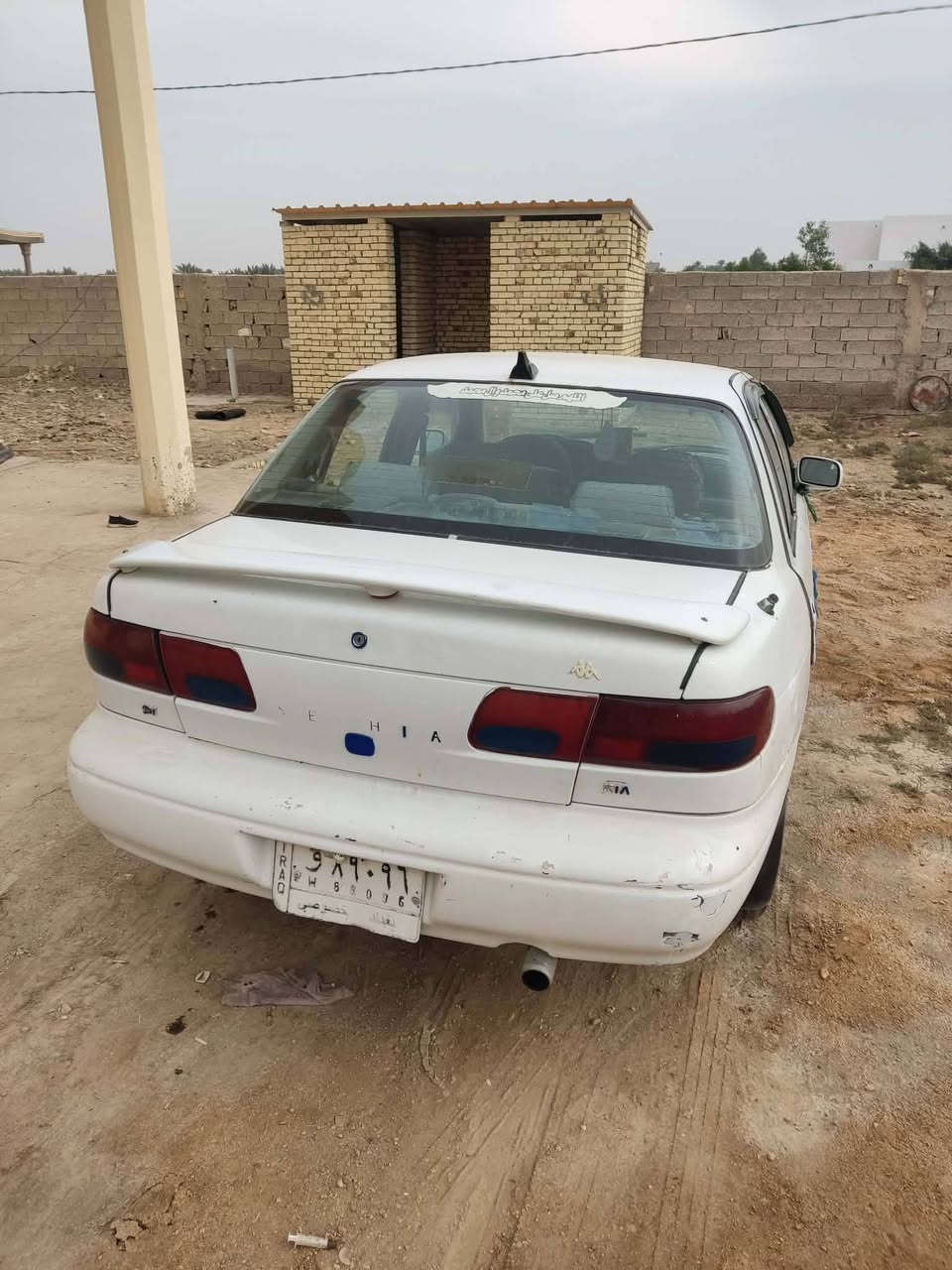 السلام عليكم كيا سيفا موديل 1997 رقم بغداد الماني كير ومحرك وحداديه وتايرات كفاله السعر 27  رقمي ***********
