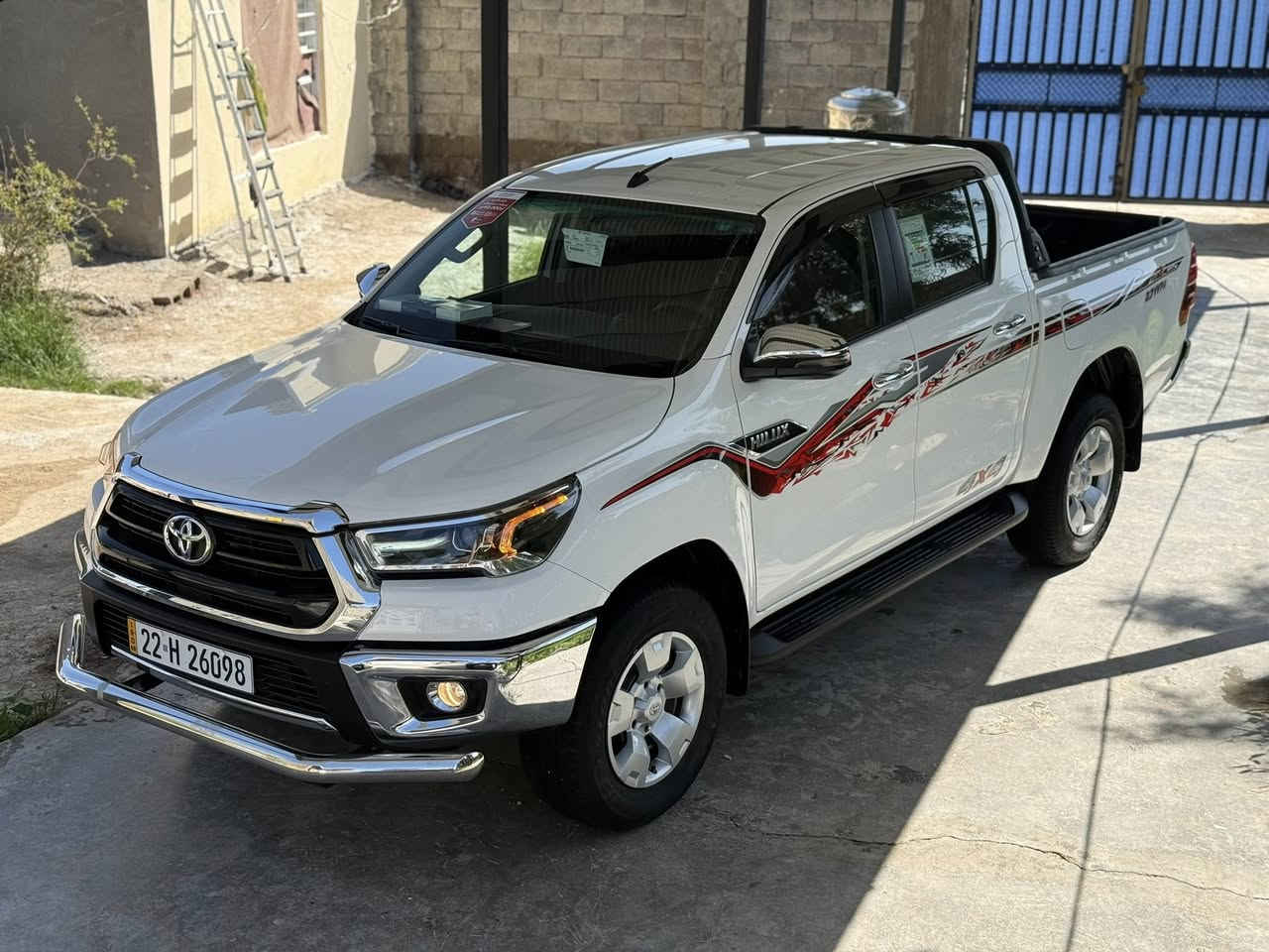 اللبيع هايلوكس موديل 24كيرعادي ساز أخت زيرو سيارة مكفولة عام علاوظع شركه ماشيه 28الف بعتهي بلظمان شركه دهن بلاش رقم اربيل سعر305ورقات  وبيه مجال عنوان واسط نعمانيه ***********
