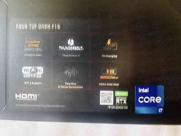 السلام عليكم 

لابتوب لابتوب ASUS TUF Dash F15 FX516P مخصص للالعاب والبرامج الهندسية والتصميم والمونتاج  الجهاز جديد كلياً غير مستعمل فقط تم فتح الكارتون ولم يتم استعماله ابداً

مواصفاته :-

الموديل : ASUS TUF Dash F15 (FX516P)

المعالج : Intel Core i7-11370H ( جيل 11 ) فئة H

الرام : 16 ( DDR4 ) 
الهارد : 1T SSD
كارت الشاشة : NVIDIA GeForce RTX 3050 Ti 4GB
حجم الشاشة : 15.6 بوصة FHD 
(Full HD)

السعر :  مليون دينار
العنوان : البصرة 
هاتف ( واتساب ) : ***********
