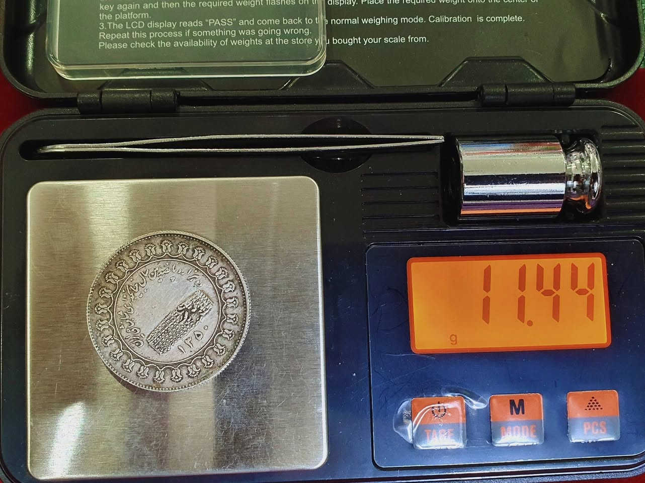 بسم الله . مسكوكه ايرانيه فضه عاليه عام 1971 تذكاريه بمناسبه مرور 2500 عام على تأسيس الإمبراطورية الفارسية . من النوادر . الى أعلى سعر للجادين فقط . #الجميع


**إذا كنت صاحب هذا الإعلان وتريد حذفه لأي سبب، رجاءا أرسل رسالة إلى الدعم الفني**