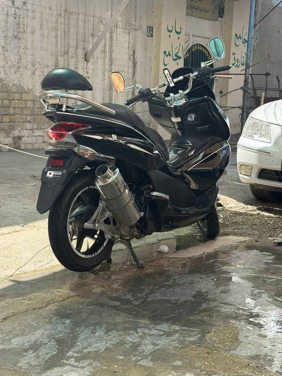 بي سي اكس  جيل اول  كفاله عامه. حته ورقه مزاد بيها   دراجه جديده لوك  ماشيه ٢٢ حقيقي  شرط دراجه مصروف عليه  هواي. كت. كامل. نيكلات حته براغي نيكل  شرط. صالنصه.  بلادي ستيل دراجه .   جديده. بمعنه كلمه.  محرك ١٢٥.  حساس زدحام.  ستان. كهرباي.      ستفسار عله رقم  ***********  مكاني. ديالى. بعقوبه
