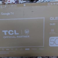 شاشه TCL جديده ممشتغله بس فحصناها بعدها بنايلون فول مواصفات 2 ريموت ما...