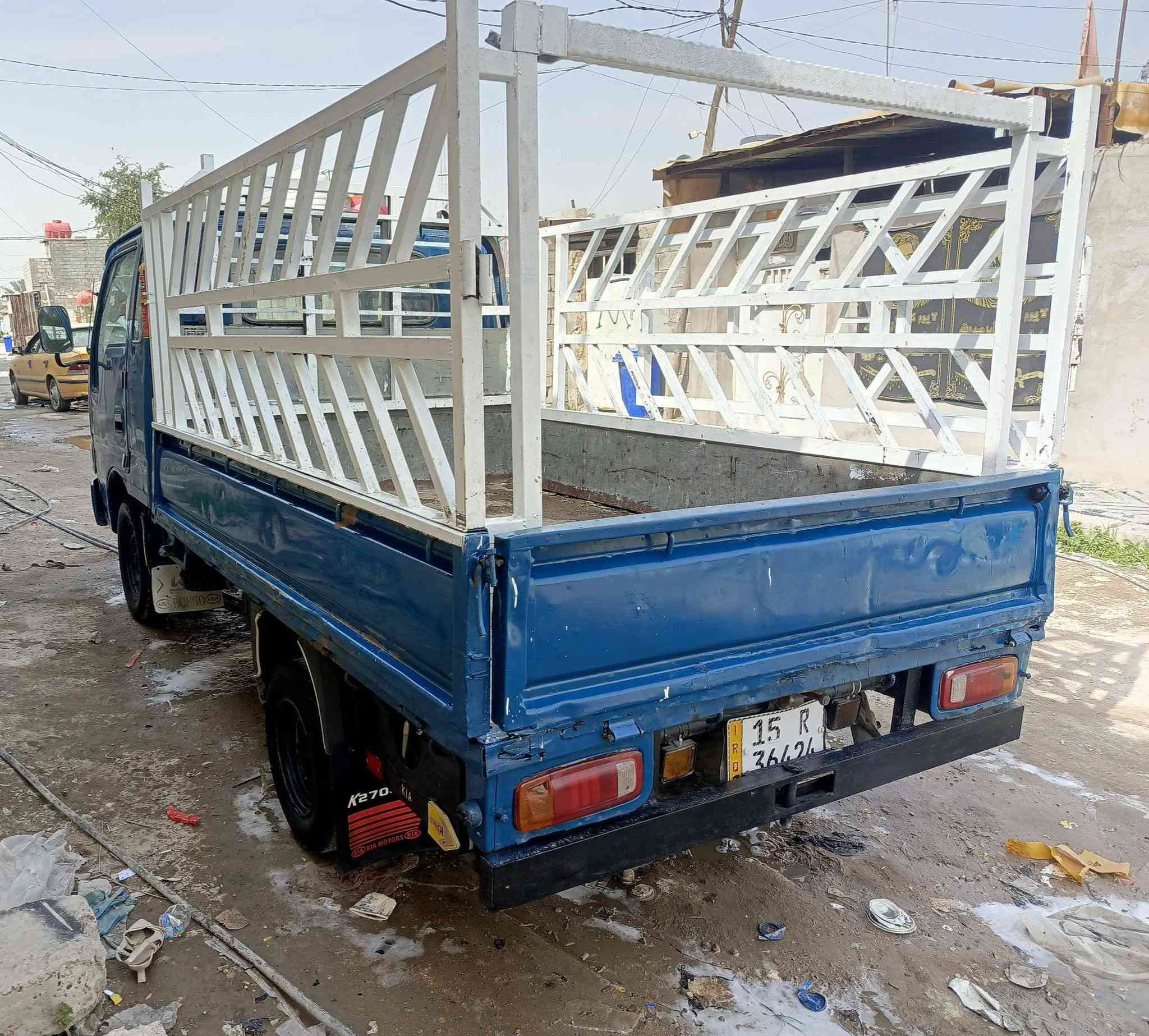 فونتيرا 99 
قلاب 6 جنگال
مكينه گير أكسل كفاله 
شاصي رقم شاصي كفاله 
كهربائيات كلهه شغاله 
رون حماوه گيج الگاز
اشاره دبل اشاره عالي ناصي اسطاب
سياره بسمي رقم انگليزي هزه جديده قبل شهر 
سنويه لل31 
عنوان السياره بغداد 
السعر 55
***********
