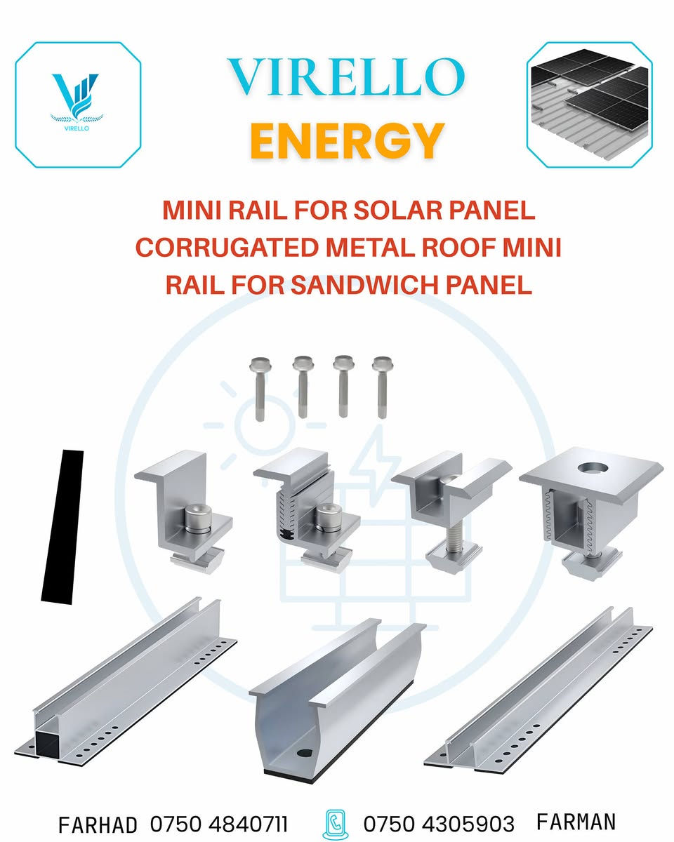 #virello Farhad Hakem Farman Kamaran 
Strut Channel & Circuit & Mini Rail 
Mobile
***********
***********
ERBIL _ IRAQ
