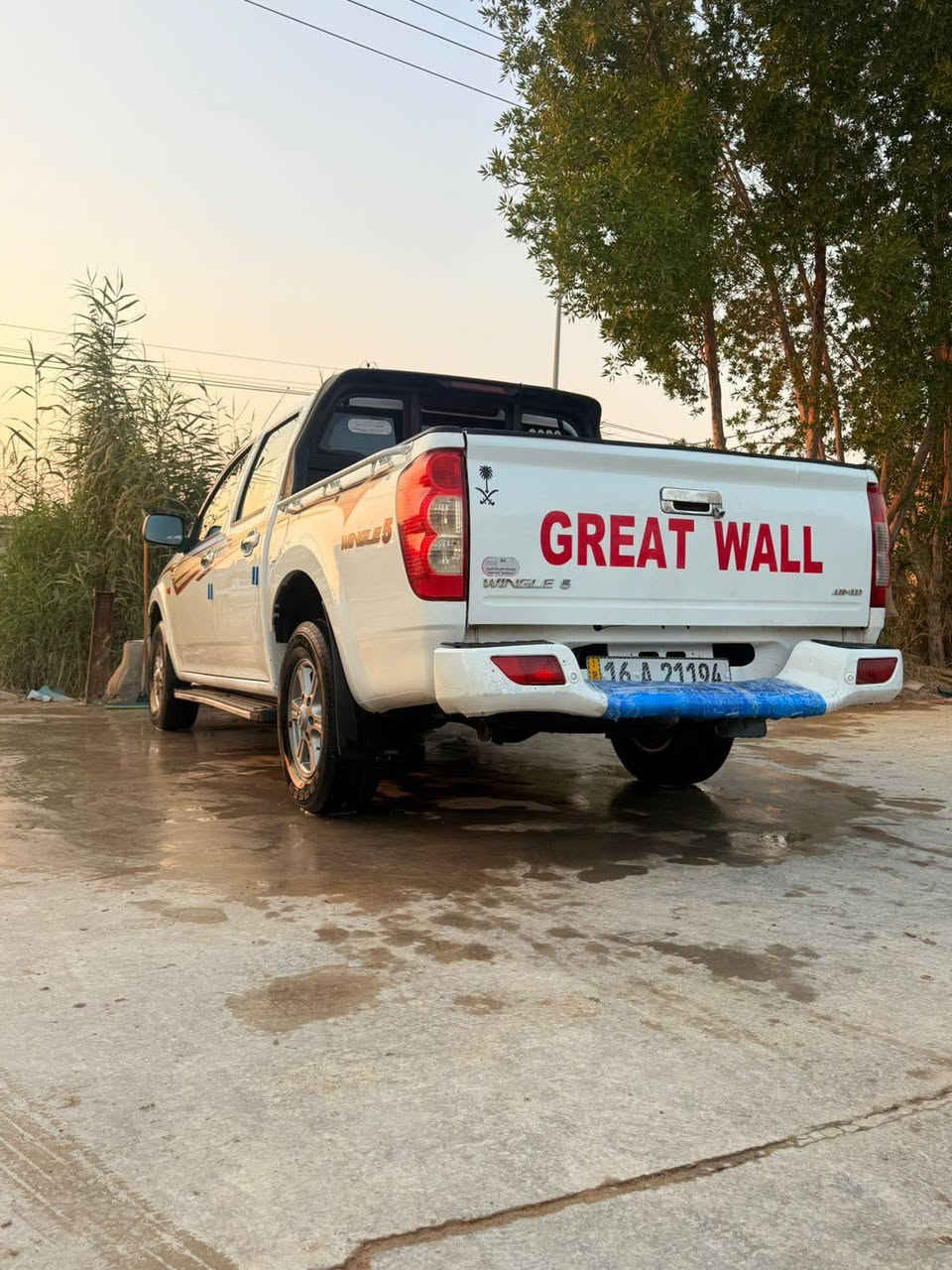 السلام عليكم  للبيع گريت ويل 2020مكفوله كفاله عامه رقم قادسيه نگليزي تخم تاير السعر 110وبيها مجال الاتصال ***********
