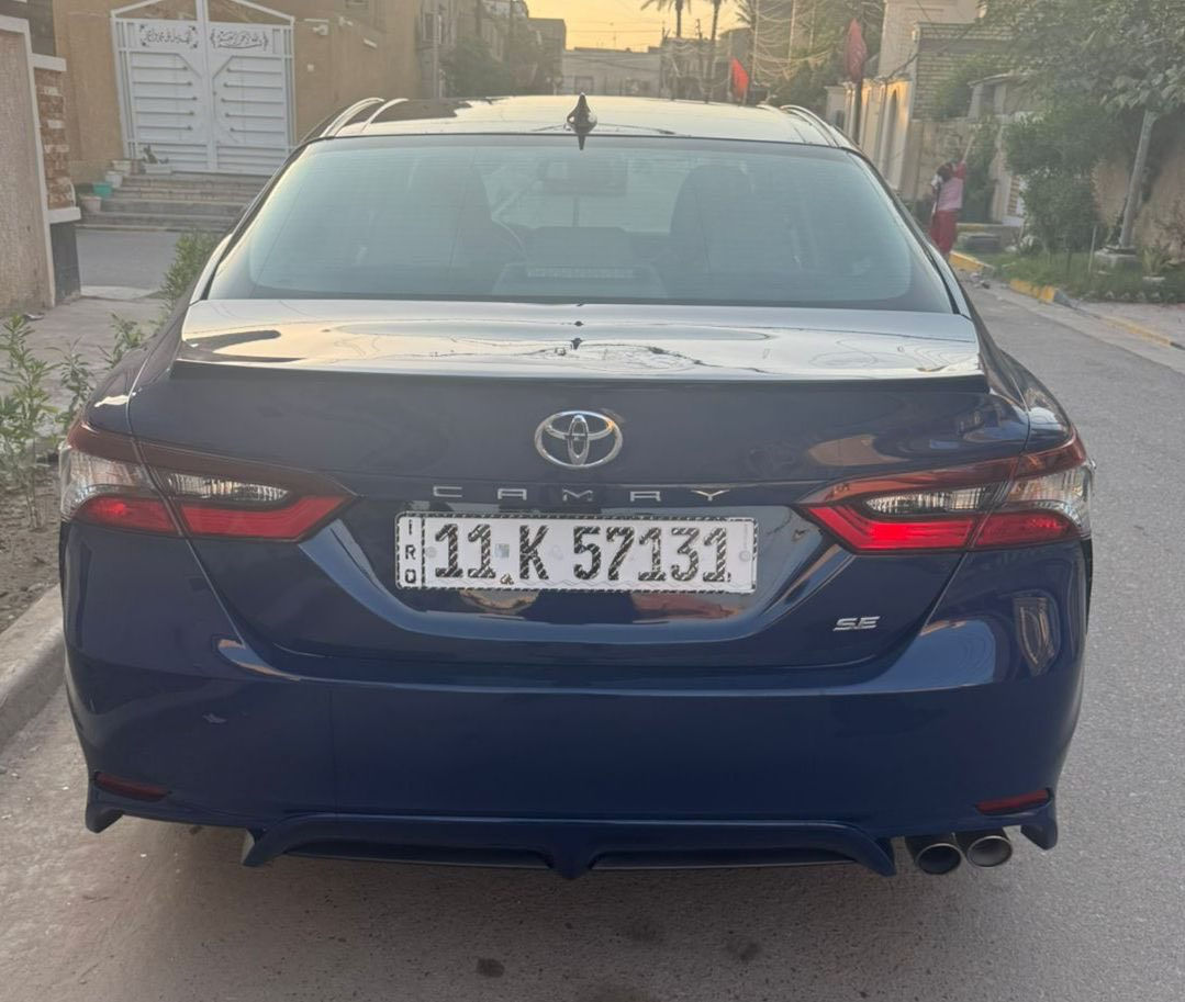 🚗 للبيع تويوتا كامري 2024 SE 🚗
🔥 وارد أمريكي – شكل جديد 🔥

📍 المواصفات:
✔️ شاشة كبيرة حديثة
✔️ مقاعد جلد فخمة
✔️ كرسي كهربائي
✔️ كاميرا + حساسات
✔️ تبريد اصلي مالت الشركة 
✔️ محرك قوي واقتصادي
✔️ قير أوتوماتيك ناعم

🛠️ الحالة:
🔹 دعاميات امامي وخلفي حادث 
🔹 صبغ فقط مكان الرقم الجنطة وبارد 
🔹 جاملغ خلفي رصعه معدل على البارد
🔹 باقي السيارة نظيفة ومرتبة

💰 السعر: 21,000
رقم بغداد دخول شهداء 
رقم الهاتف ***********

