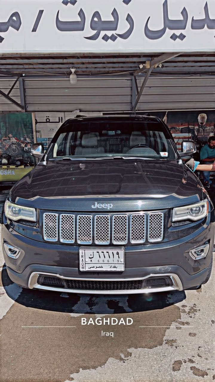 السلام عليكم 
للبيع جيب كراند شيروكي فول ١/١ لمتد
الموديل/ 2016
اللون/ اسود 
مكينه/3.600
رقم/بغداد
ايرباك سليم
مري قلاب
شفتات ستيرن 
ويل خليجي+تخم تايرات جديد
الستيرن تدفئه تبريد 
الكشنات الاماميه تدفئه تبريد + كهرباء 
السياره داخله على ايدي كلين من امريكا بدون حادث ولا قطعه 
صارت عندي بيها شكم ملاحظه هنا بغداد
السعر اتصل وتدلل مكان السياره بغداد_الغزاليه 
***********

