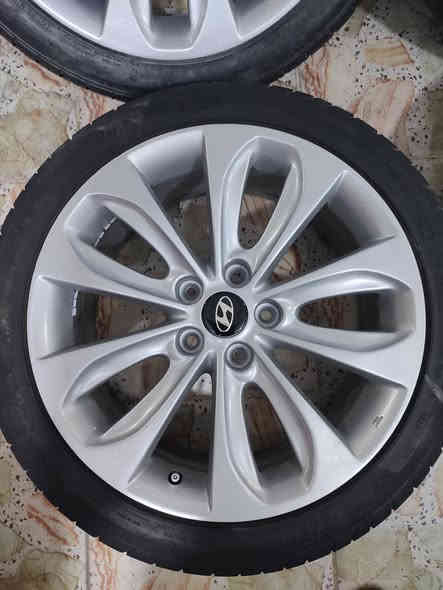 خمسه ويل كب كوري الاصلي حجم 18شرط الفحص بلبلنص لاعواج ولاتصليح مصبوغ فول نضافه يرهم سوناتا ازيرا جميع الكوري مع تخم تاير حجم 18.45.225نضافه 80بلميه بيع او مراوس السعر 275قفل مكاني نجف مكتب الرشيد ***********
