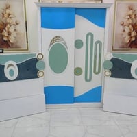 غرفة أطفال • دولاب جرار ١٥٠ • سرير ١٢٠