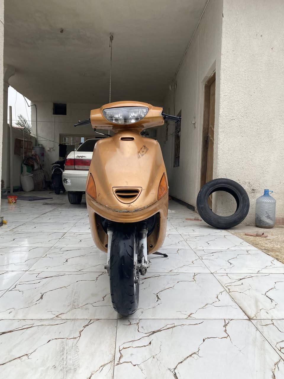 السلام عليكم دراجه فراشه للبيع محرك ناعم يخبل كهربائية كلهن يشتغلن سلف هندر اشاير بكلايت عينه فقط الايت الكدام مايشتغل الدراجه مامفتوحه محركها حلوه ناعم لانضوح لاتنفيص لاتبخير الدراجه حلوه مرتبه مشيها حلوه كفرها بلادي عنواني بصره ابو الخصيب السعر ٢٥٠ وبيها مجال هاذ رقمي ***********
