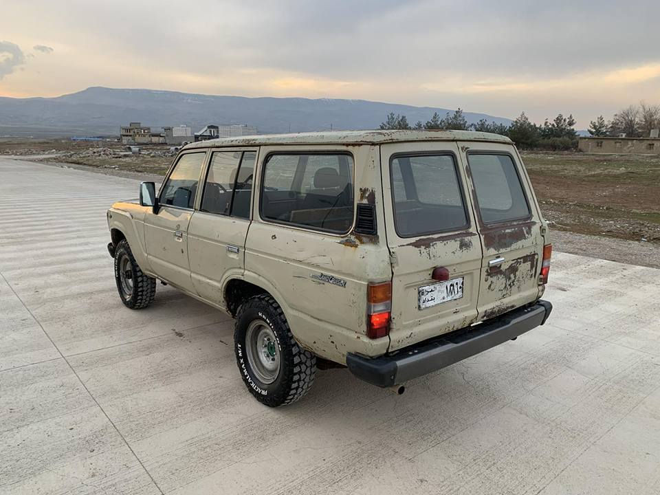 تویتا لاندکرۆزەر مۆدیل 85ئاڕم پلاسیک سلیمانی مەکینە 2ئیڤ 5گیر پاوەر سەیارەکە بیبۆیاخە زۆرپاکماوەتە وە گشت گیانی بەشەرت سعری 32گەڵاژم*********** *********** شوین پیرە مەگرون السليمانية, العراق
