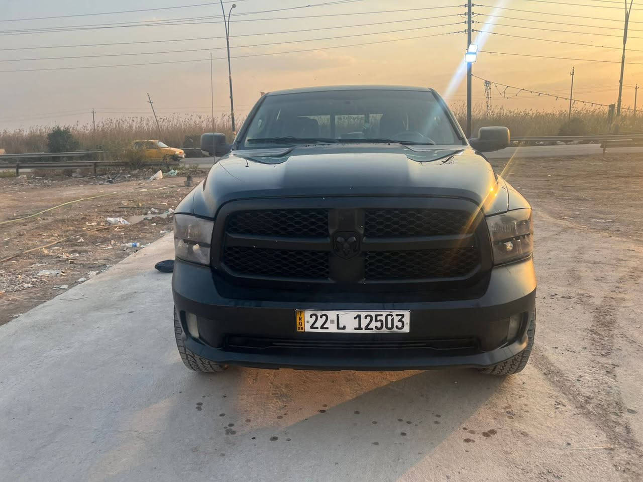 سلام عليكم دوج رام 2017 الحادث بنيد وجاملغ *********** العنوان بيع مستعجل  بسماية
